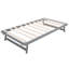 Lit plateforme double avec lit gigogne réglable en bois de pin massif-1527425916