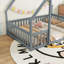 Lit double en bois en forme de maison avec clôture, garde-corps, naturel-1312983079-1312983072
