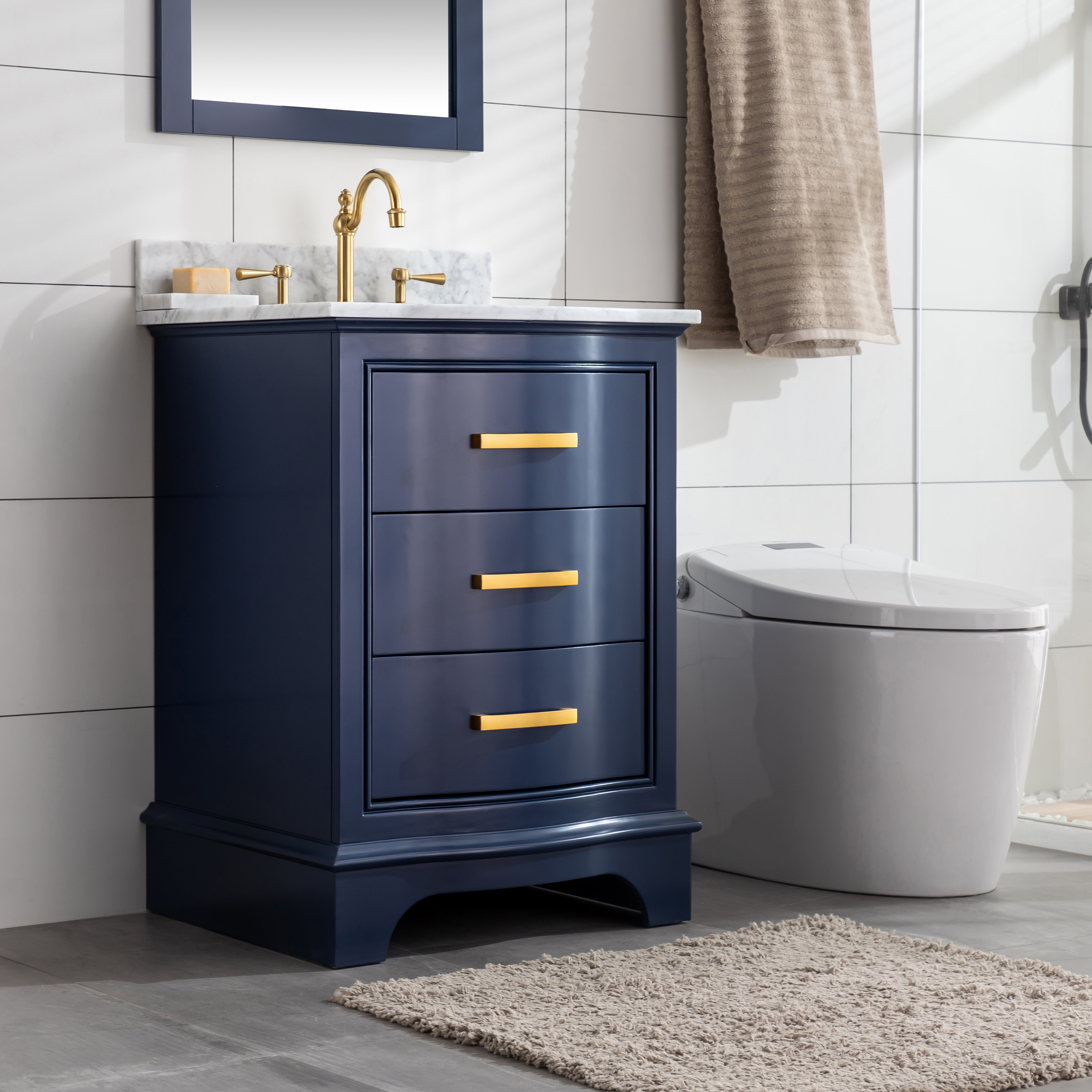 Lark Manor 24 W x 41 H x 12 D Free-standing Bathroom Storage