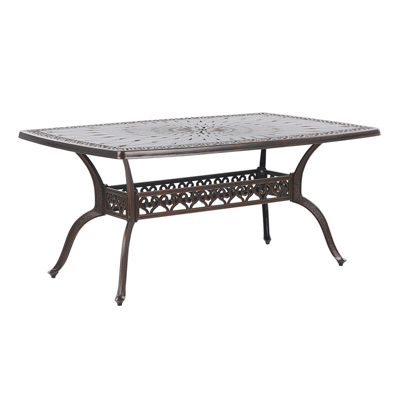 Fraley 6 - Person Patio Dining Set with Round Table , Cushions Included