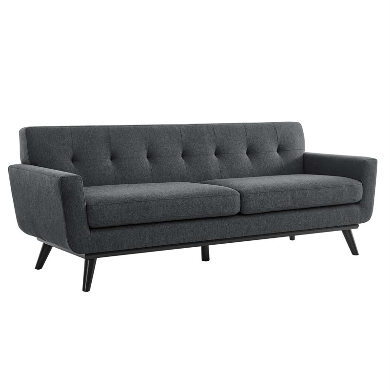 Canapé Engage, Tissu gris anthracite
