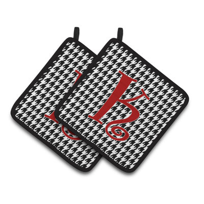 Cuisinier poignée Houndstooth