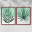 Verging Palm III - reproduction encadrée de qualité supérieure - prête à être accrochée - aucun clou requis - aucun clou requis-1462998579-1462998581
