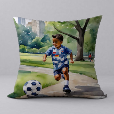 Abstract Reversible Throw Pillow