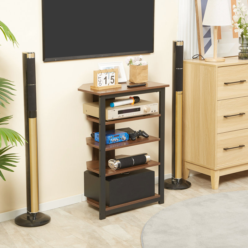 Meuble télé élégant et fonctionnel pour un salon moderne et organisé, Brown