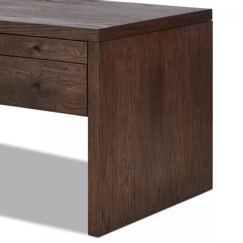 Torrington Executive Desk, Umber Oak