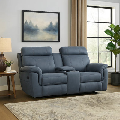 Saleana Upholstered 76'' Reclining Loveseat