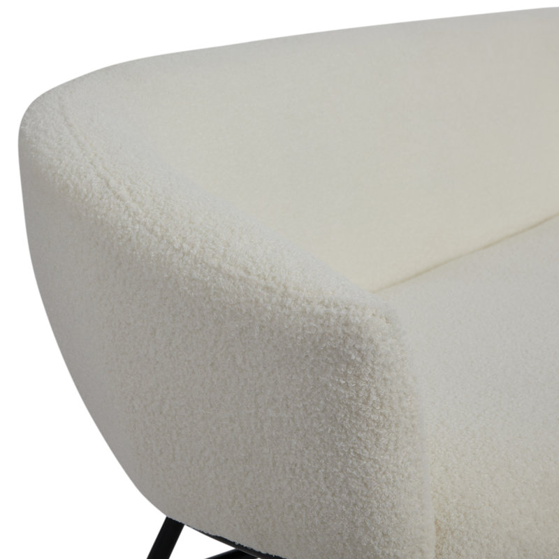 Bowery Boucle Upholstered Couch Bench