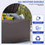 Contenant verrouillable pour terrasse 100 gallons-109100749