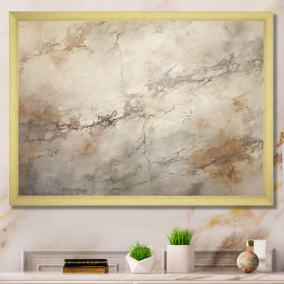Tempêtes de minimalisme beige III sur toile