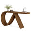 Solid Wood Console Table, 57" Long Farmhouse Entryway Table for Living Room, Hallway, Entrance, Foyer, Behind Couch, Walnut Brown