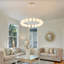 Harmehar Circular Glass Integrated Chandelier-1870397819-1870397820