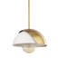 Luminaire suspendu bol 1 lumière Oblak