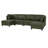 Angelamaria Faux Leather L-Shaped Sectional-722307203