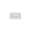 Lavabo de salle de bain mural carré en résine 23,6 po x 19,6 po Badeloft WT-04-E-G en blanc brillant-40673387