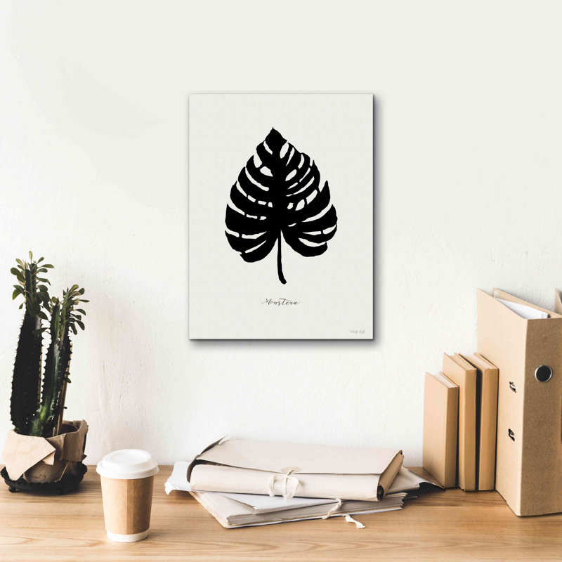 "Palmier ébène II" par Cindy Jacobs, H 16 po x l 12 po x P 0,75 po