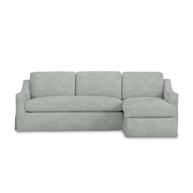 Cranbrook Upholstered L-Shaped Sectional, Right Hand Facing, Conversation Capri Basketweave