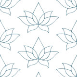 Lotus Lines 10' L x 24" W Wallpaper Roll