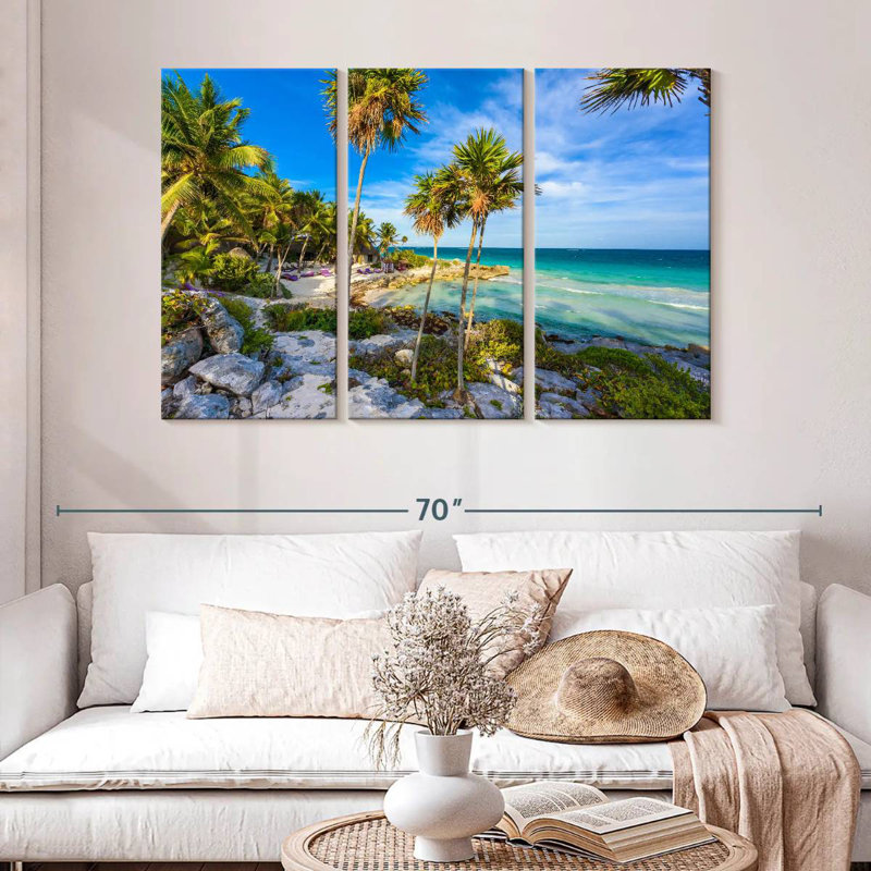 Gillard Cancun Virgin Beach, 32" H x 50" W