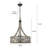 6 - Light Crystal Drum Chandelier