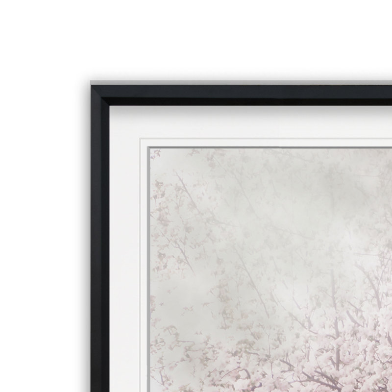 «Blossoms of Spring III», impression, H 17,5 po x l 17,5 po x P 1,5 po, Cadre noir