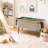 Upholstered Storage Bench with Removable Mini Pool Table and Hidden Storage
