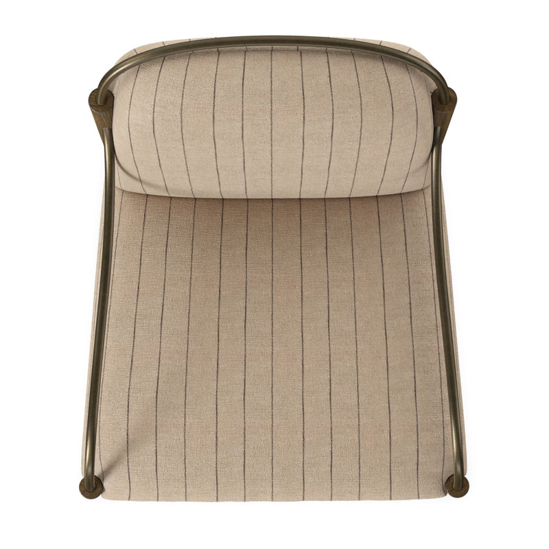 Demi Chair, Lavon Flint Linen Blend