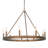 Halewood 9 - Light Steel Dimmable Round Chandelier