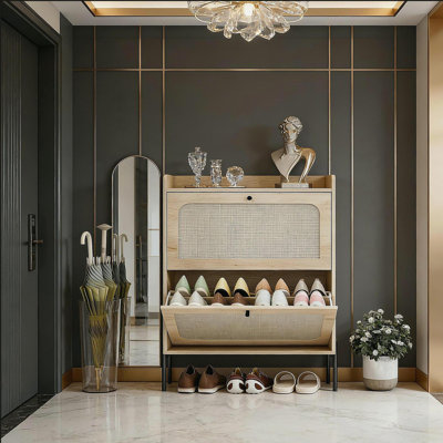 Narrow Shoe Storage Cabinet, Shoe Cabinet, Storage Cabinet