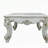 Antique pearl coffee table with scroll legs
