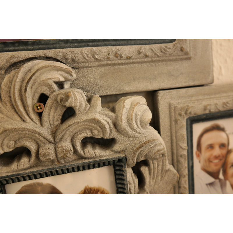 Clouser Wood Embossed Picture Frame, Grey