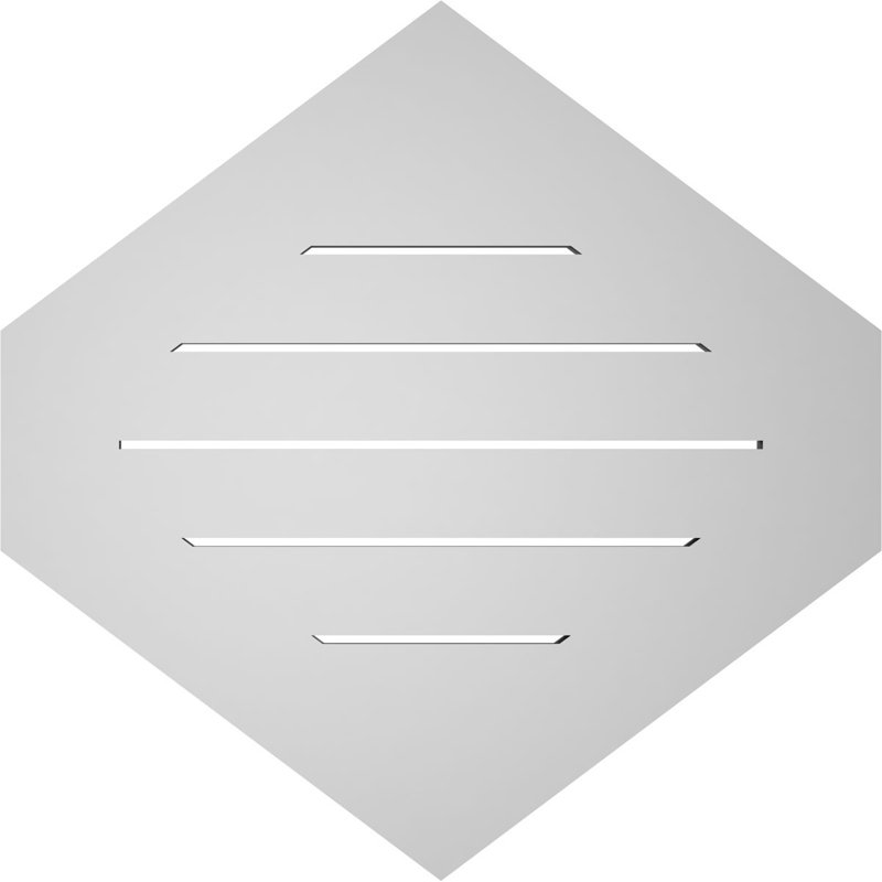 Pente verticale verticale en uréthane 9 pi, H 1 po x l 26 po x L 26 po