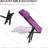 Purple Outdoor Lounge Chair With 4 - Position Reclining, Breathable Mesh And Adjustable Footrest For Poolside Beach Sun Tanning , Bungee Seat Surface