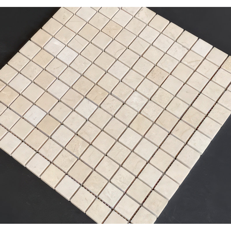 12" x 12" Flat Marble Mosaic Sheet Wall & Floor Tile