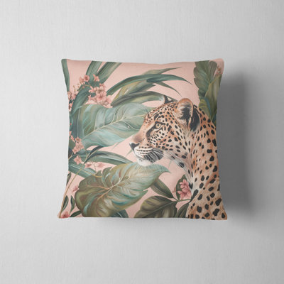 Pastel Jungle Reversible Pillow Cover