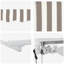 VidaXL Polyester Cover Retractable Patio Awning-129749556-129749558-129749560