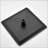 10" Wall Mount Rainfall Square Shower Head-124563224