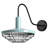 Modern Wall Sconce With Barn Shade Wired Cage-126702475