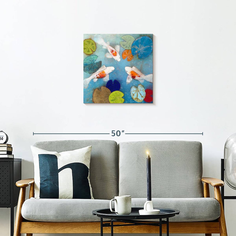 Koi Pond, 20" H x 20" W