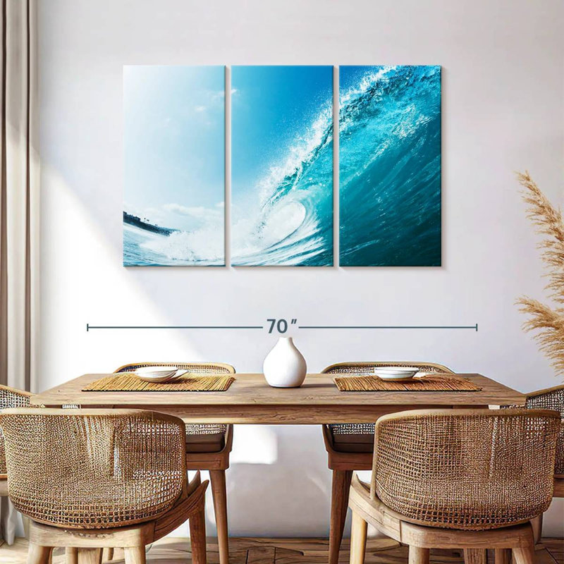 Gillard Clear Blue Wave, 36" H x 57" W