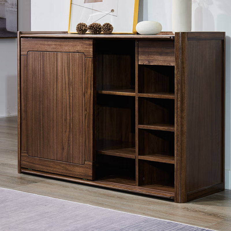 Retro and practical storage shoe cabinet