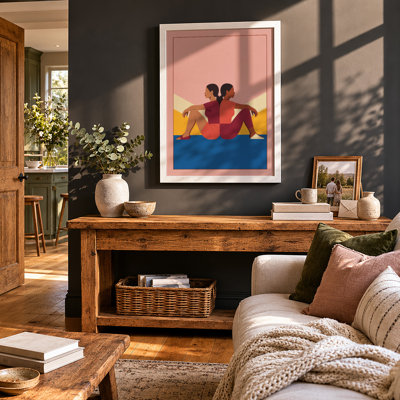 Back to Back Modern - Framed Print