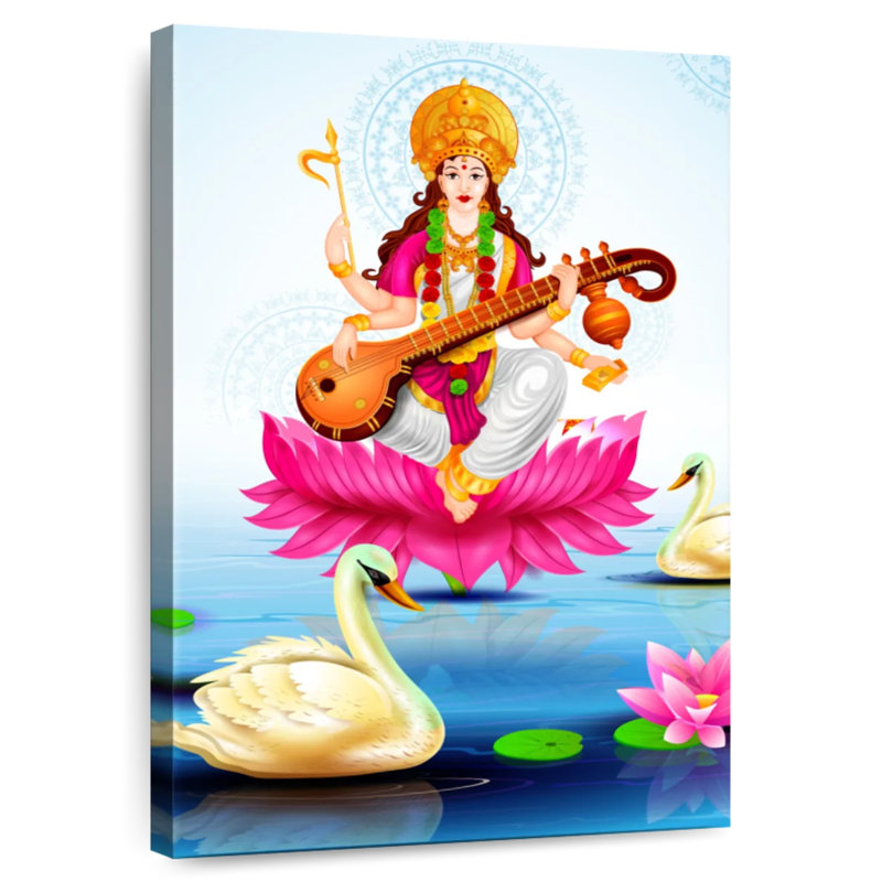 Adella Saraswati, 45" H x 30" W