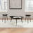 Xander Black 3-Piece Triangular Coffee And End Table Set(Only Including Coffee Table)
