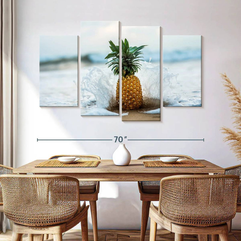 Yarlin Pineapple Splash, 42'' H x 68'' W