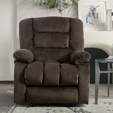 Light Gray Cozy Light Gray Recliner Sofa Chair with Lumbar Support