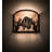 Rustic Lodge Flush Mounted Sconce