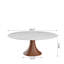 Table basse Mid-Century moderne en marbre effet pierre de marbre-1758335238-1758335235
