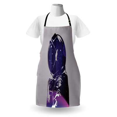 No Pattern Bib Apron