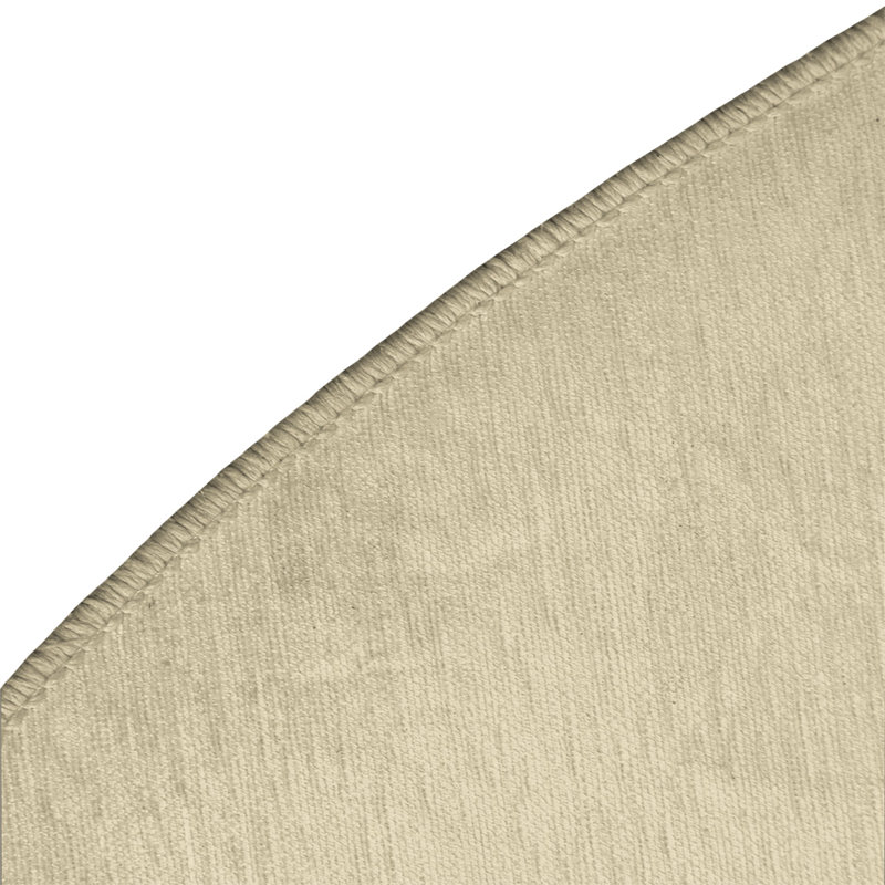 Chenille Striped Indoor Rug, Round 5'